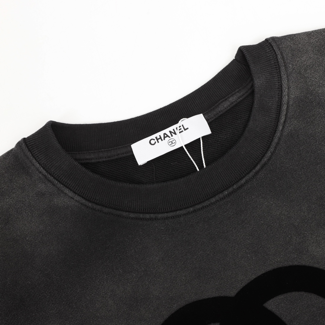 【CHANEL 公式旗艦店】シャネル  丸首の衛衣  スウェットご好評に付き再入荷！