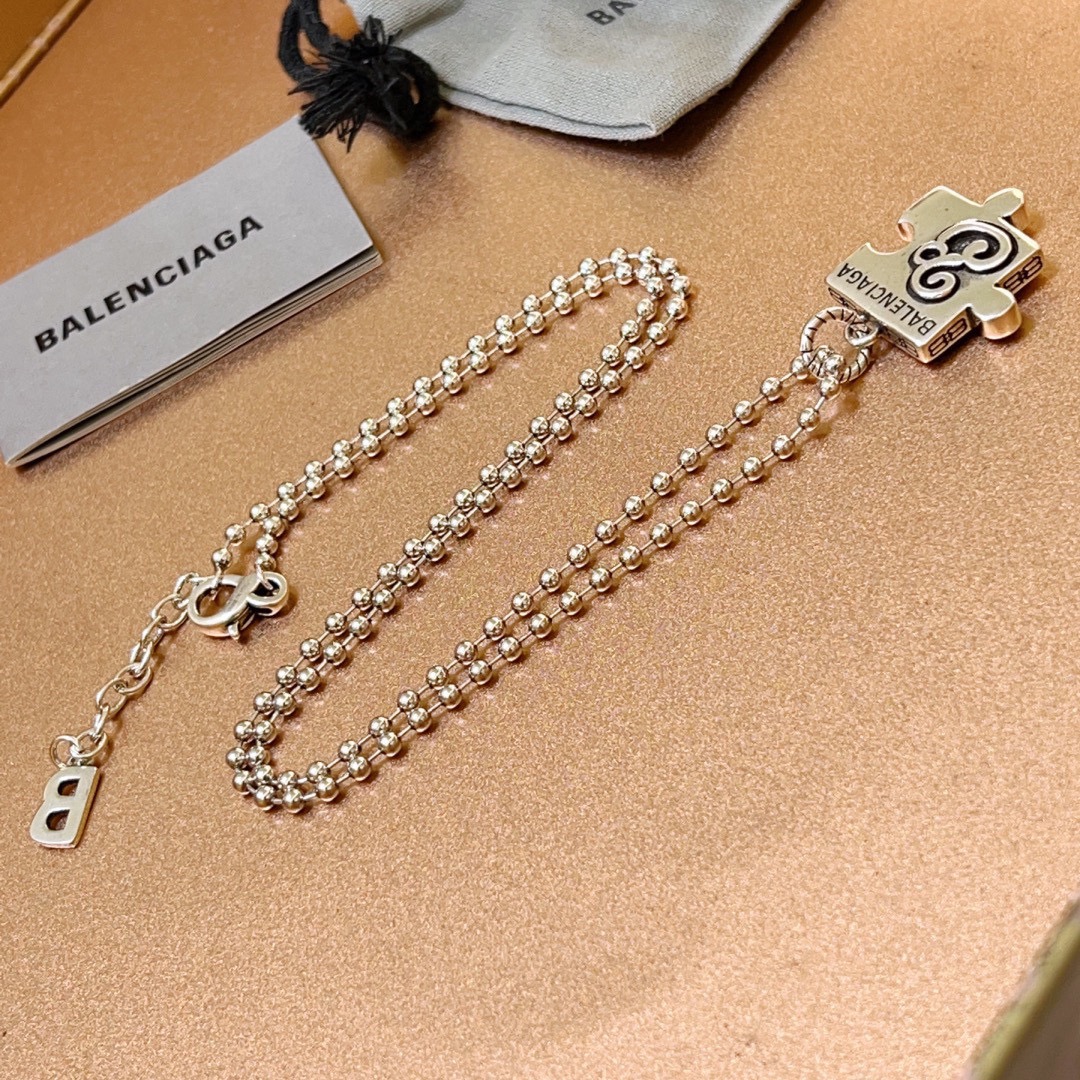 【BALENCIAGA】ネックレス、新しいネックレス万能シンプルファッションオーナメント