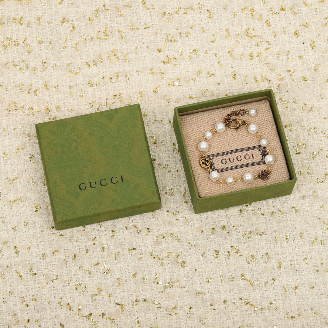 【GUCCI】ブレスレット、ファッションシンプルなスタイル