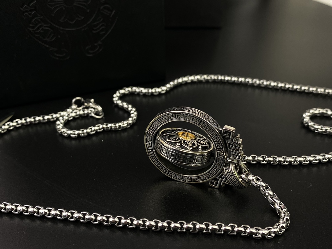 【CHROME HEARTS】ネックレス、新しいネックレス万能シンプルファッションオーナメント 240727