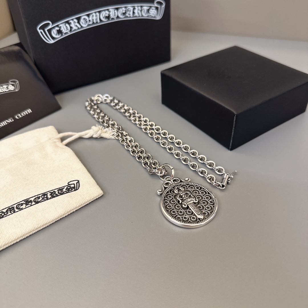 【CHROME HEARTS】ネックレス、新しいネックレス万能シンプルファッションオーナメント 240727