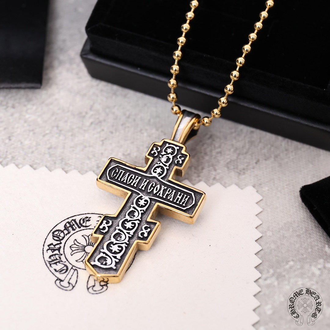 【CHROME HEARTS】ネックレス、新しいネックレス万能シンプルファッションオーナメント 240727