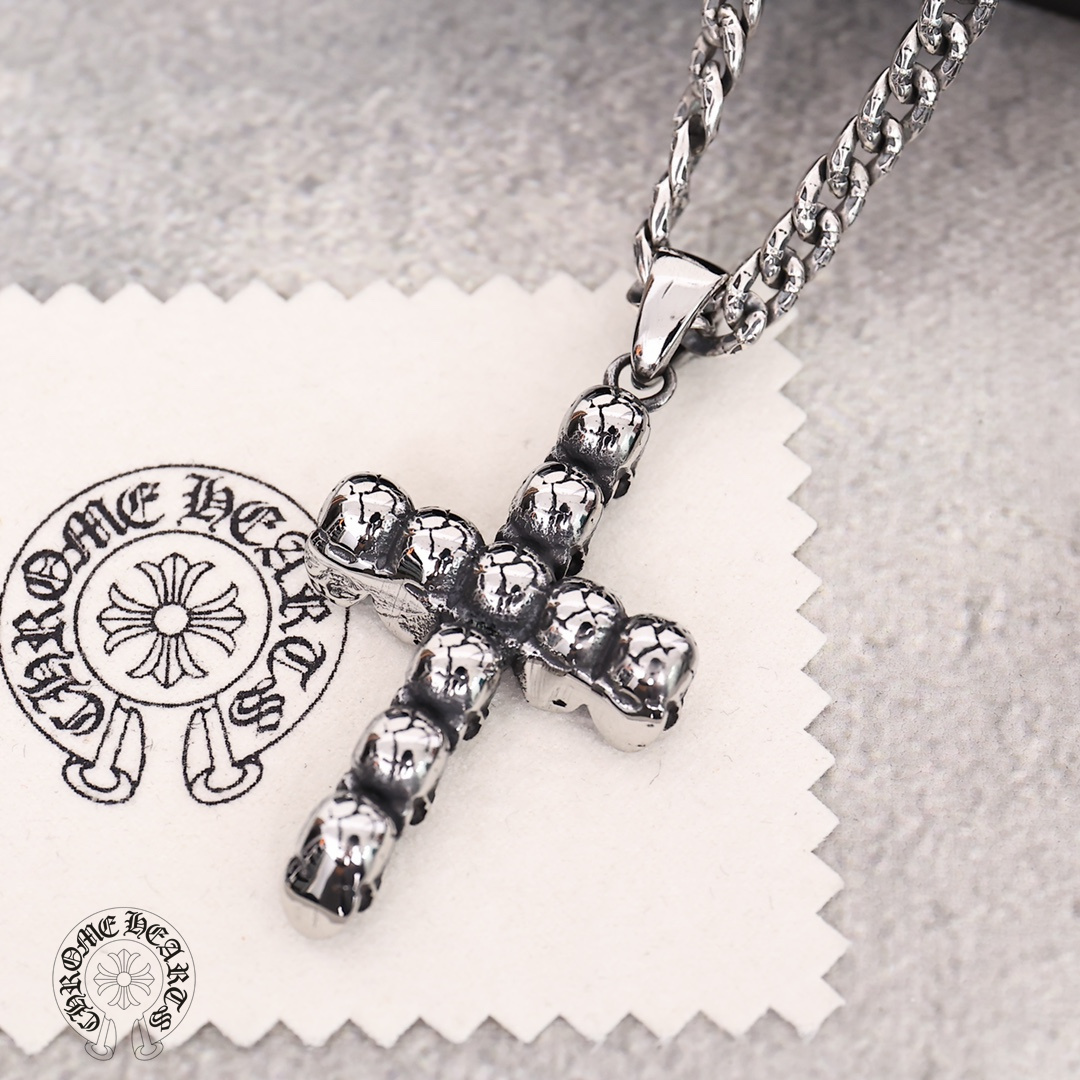【CHROME HEARTS】ネックレス、新しいネックレス万能シンプルファッションオーナメント 240727