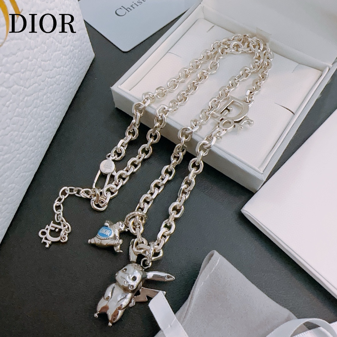 【DIOR】ネックレス、新しいネックレス万能シンプルファッションオーナメント 240730