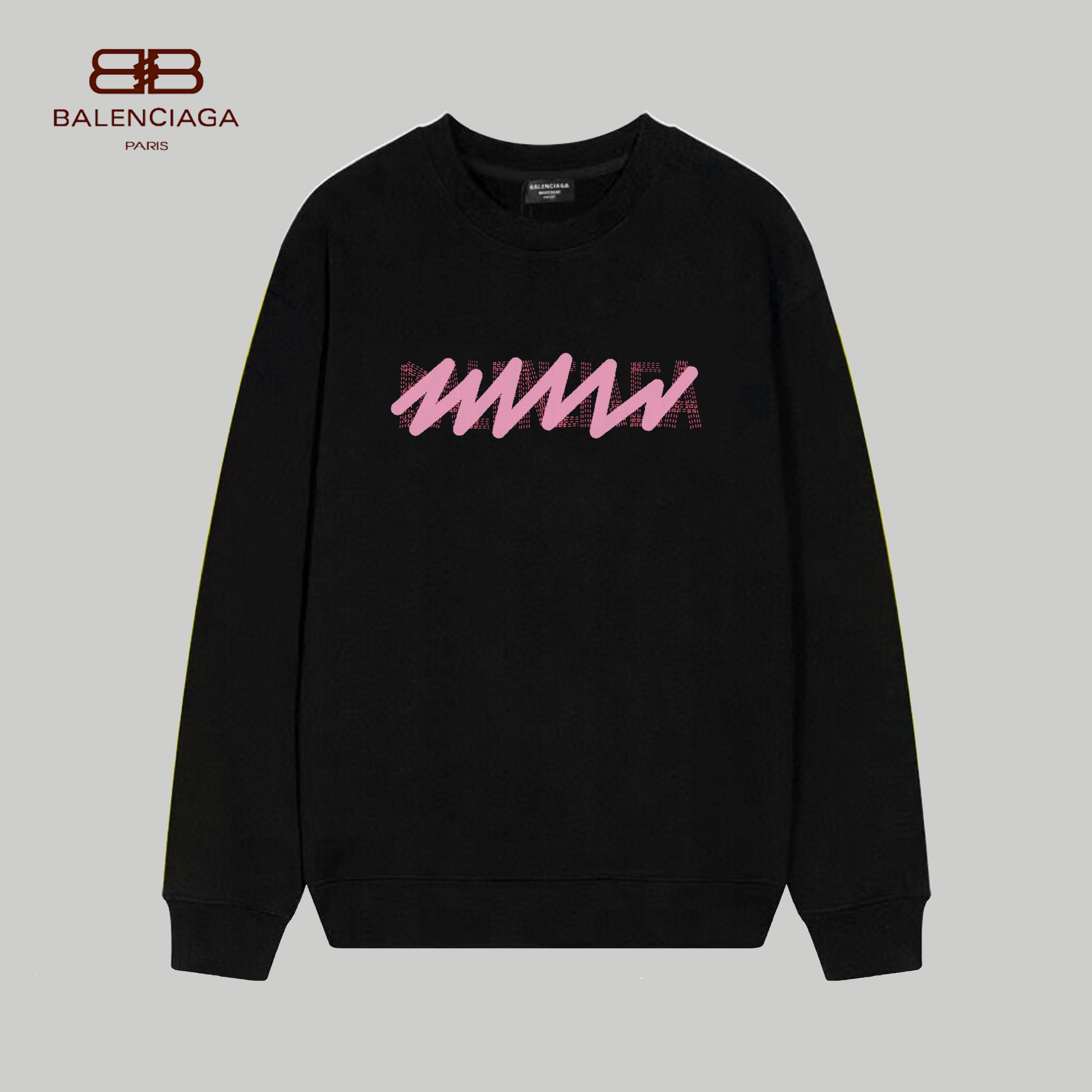 【BALENCIAGA 公式旗艦店】バレンシアガ 丸首の衛衣 スウェット ご好評に付き再入荷 240809