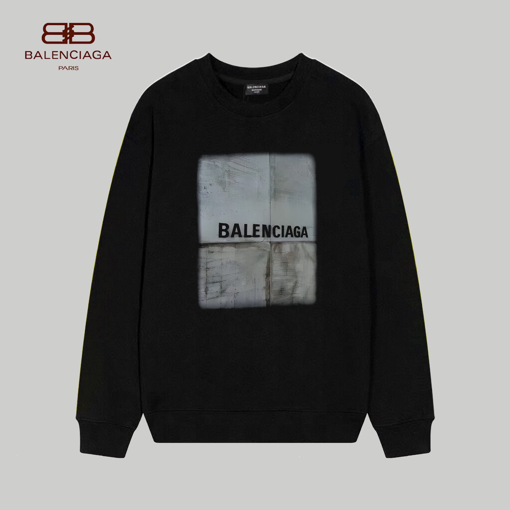 【BALENCIAGA 公式旗艦店】バレンシアガ 丸首の衛衣 スウェット ご好評に付き再入荷 240809