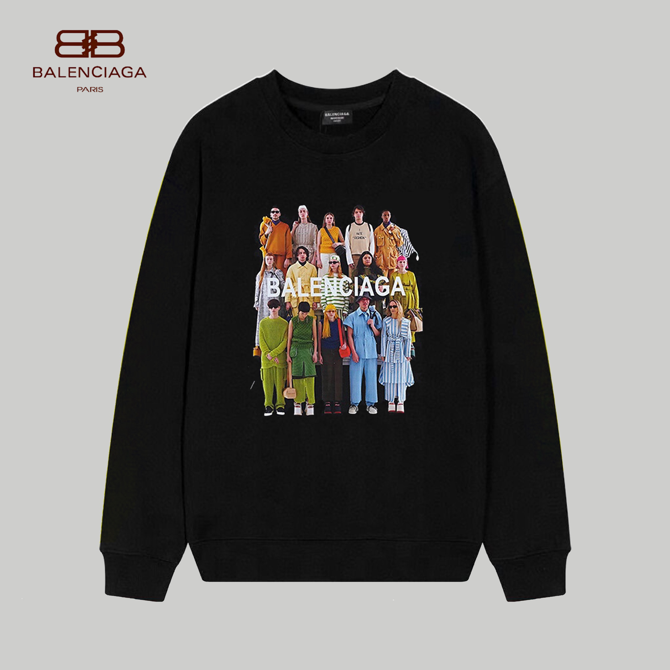 【BALENCIAGA 公式旗艦店】バレンシアガ 丸首の衛衣 スウェット ご好評に付き再入荷 240809