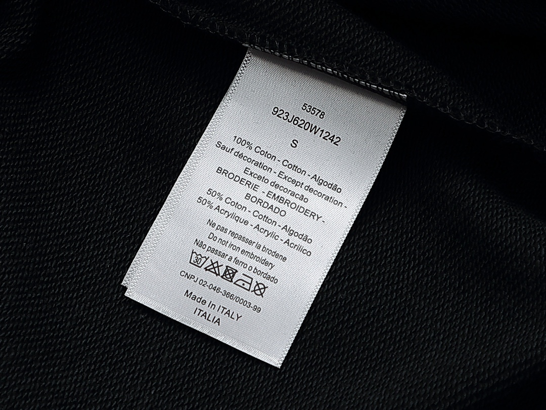 【DIOR  公式旗艦店】ディオール  丸首の衛衣 ご好評に付き再入荷 240809