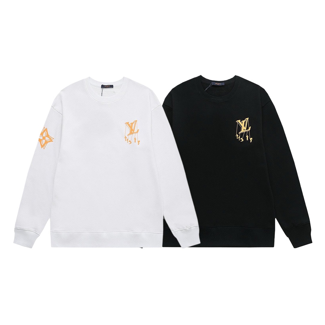 【LOUIS VUITTON  公式旗艦店】ルイヴィトン 丸首の衛衣 スウェット ご好評に付き再入荷 240811