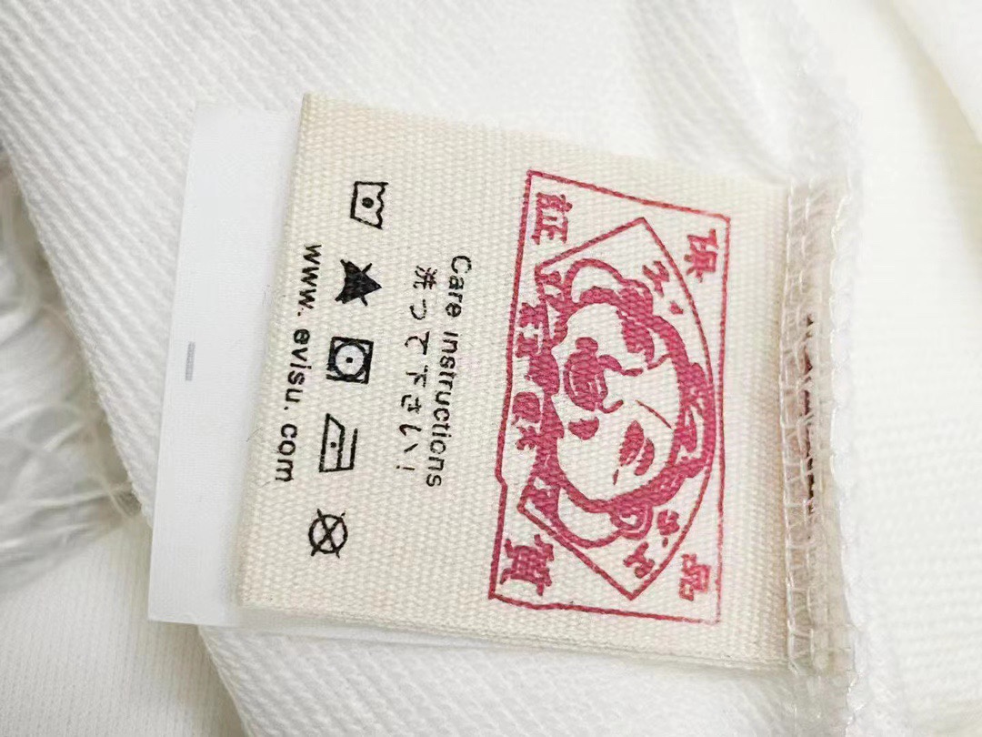 【EVISU 公式旗艦店】エヴィス 丸首の衛衣 スウェット ご好評に付き再入荷 240816