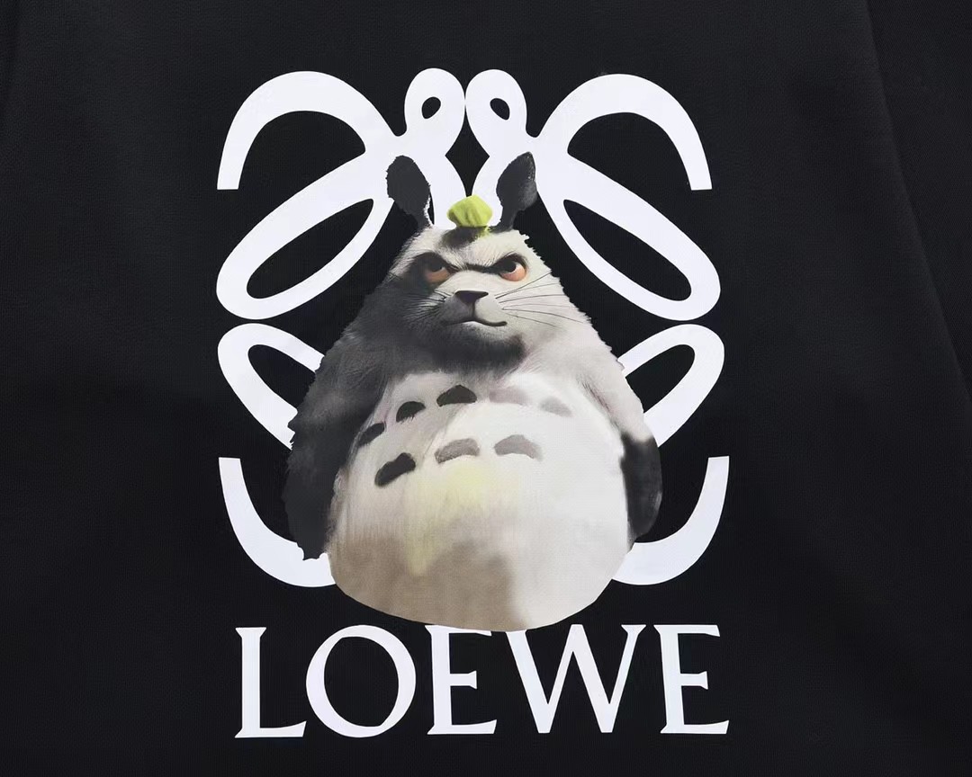 【LOEWE 公式旗艦店】ロエベ  丸首の衛衣  スウェットご好評に付き再入荷 240817