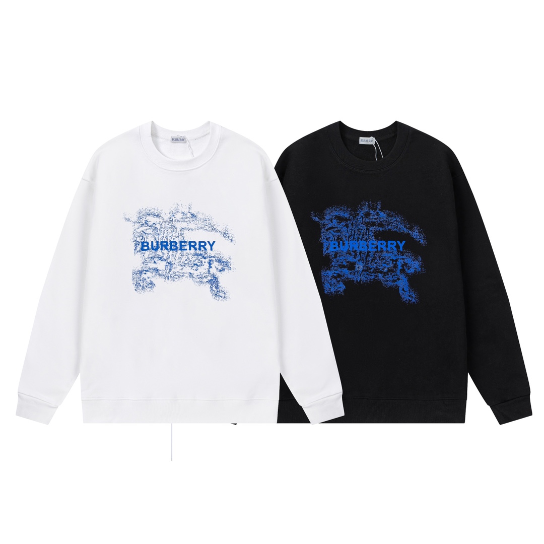 【BURBERRY 公式旗艦店】バーバリー  丸首の衛衣 スウェット ご好評に付き再入荷！