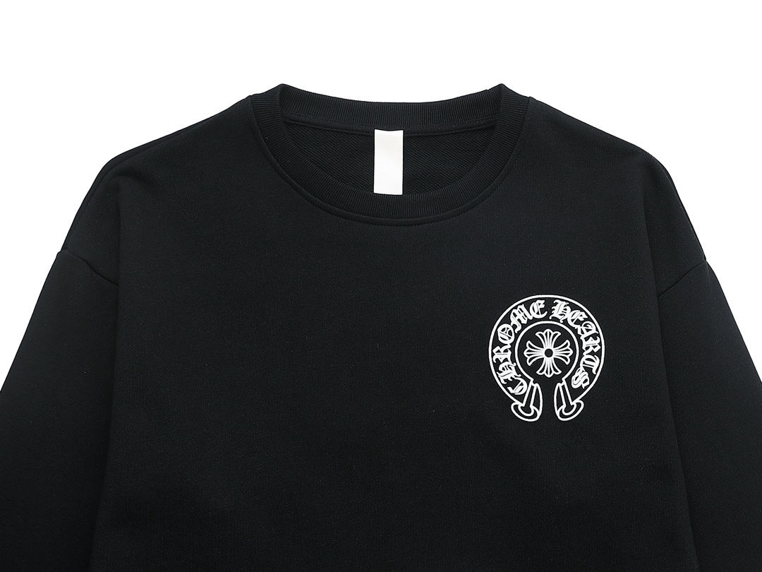 【CHROME HEARTS 公式旗艦店】クロムハーツ  丸首の衛衣 スウェット ご好評に付き再入荷240829