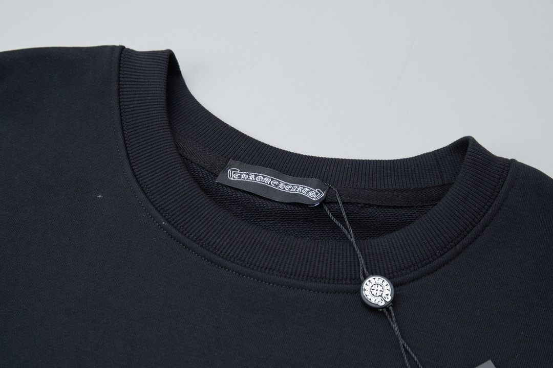 【CHROME HEARTS 公式旗艦店】クロムハーツ  丸首の衛衣 スウェット ご好評に付き再入荷240829