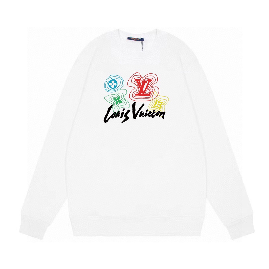 【LOUIS VUITTON  公式旗艦店】ルイヴィトン 丸首の衛衣 スウェット ご好評に付き再入荷  240902
