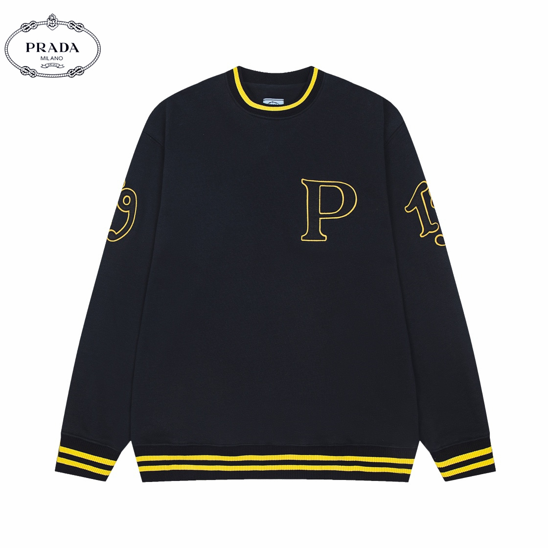 【PRADA 公式旗艦店】プラダ  丸首の衛衣 スウェットご好評に付き再入荷 240925