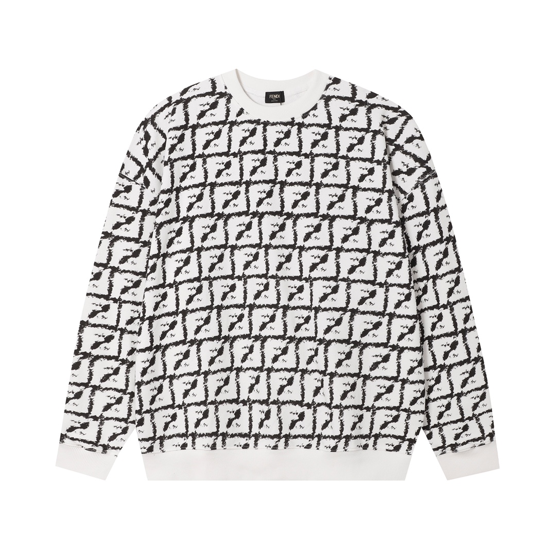 【FENDI  公式旗艦店】フェンディ  丸首の衛衣 スウェット ご好評に付き再入荷  240925