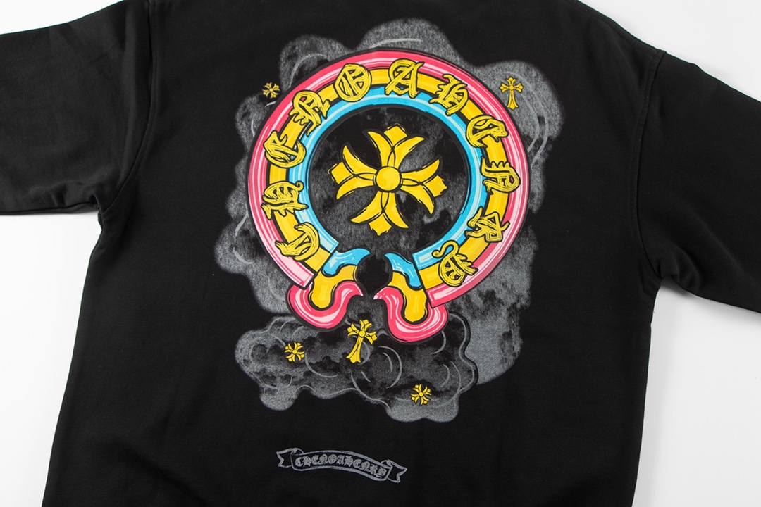 【CHROME HEARTS 公式旗艦店】クロムハーツ  丸首の衛衣  スウェットご好評に付き再入荷 240817