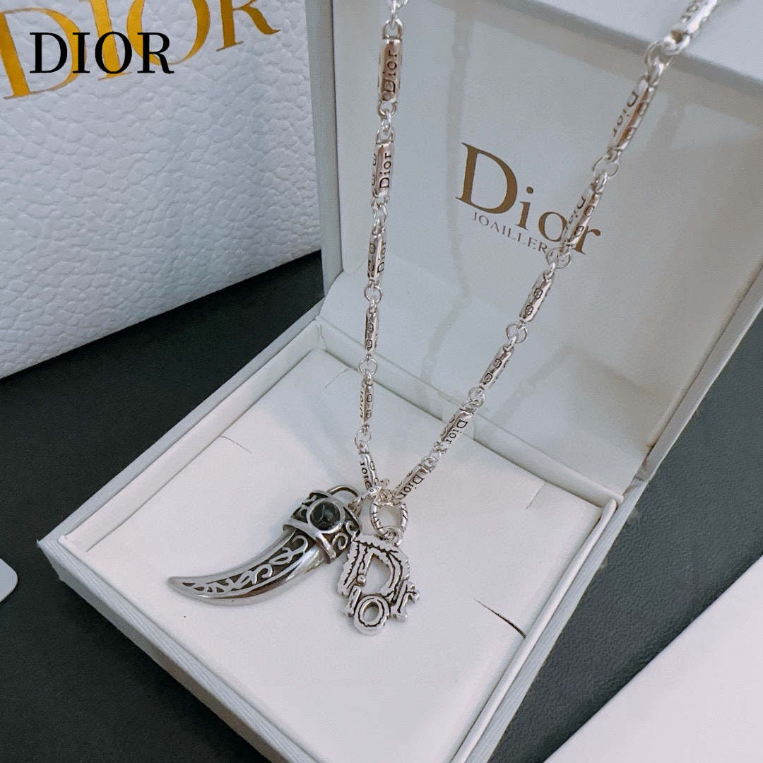 【DIOR】ネックレス、新しいネックレス万能シンプルファッションオーナメント 241015