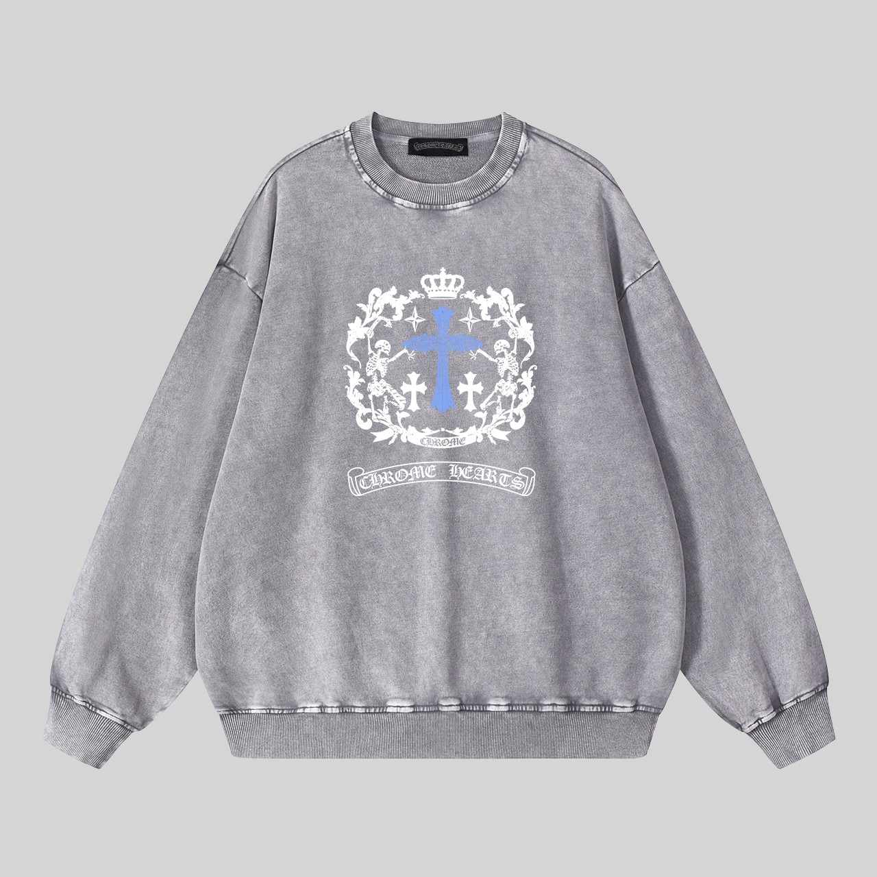 【CHROME HEARTS 公式旗艦店】クロムハーツ  丸首の衛衣  スウェットご好評に付き再入荷 240817