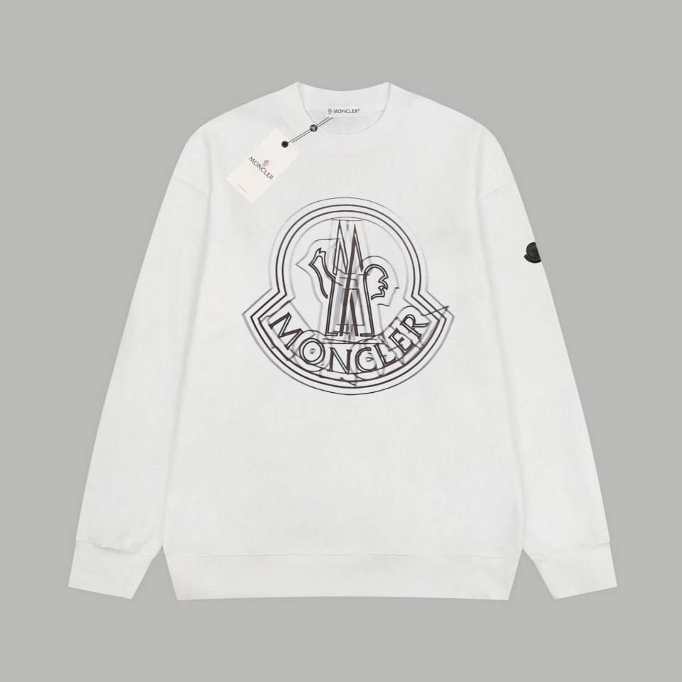 【MONCLER 公式旗艦店】モンクレール  丸首の衛衣 スウェットご好評に付き再入荷 241025
