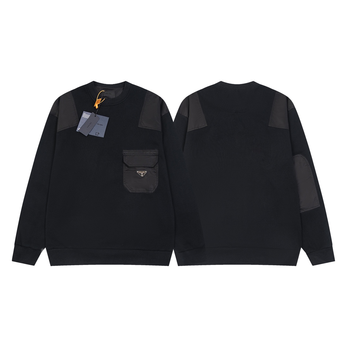 【PRADA 公式旗艦店】プラダ  丸首の衛衣  スウェットご好評に付き再入荷    241113