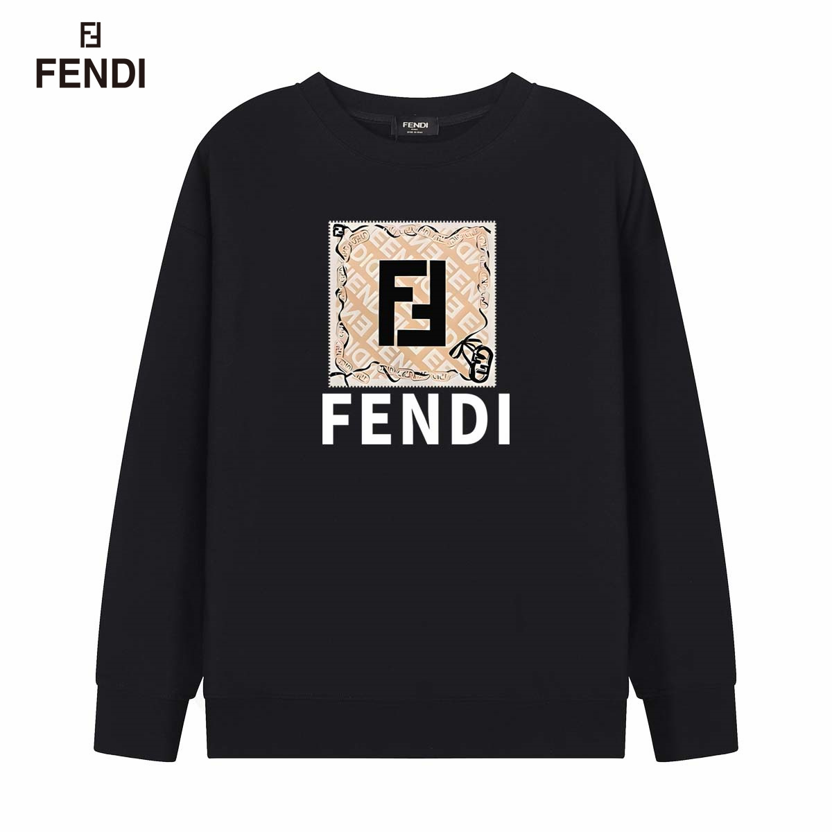 【FENDI 公式旗艦店】 フェンディ 丸首の衛衣   スウェットご好評に付き再入荷   241114