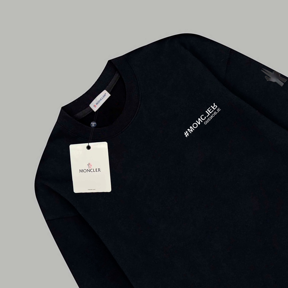 【MONCLER  公式旗艦店】モンクレール  丸首の衛衣 スウェット ご好評に付き再入荷！241120