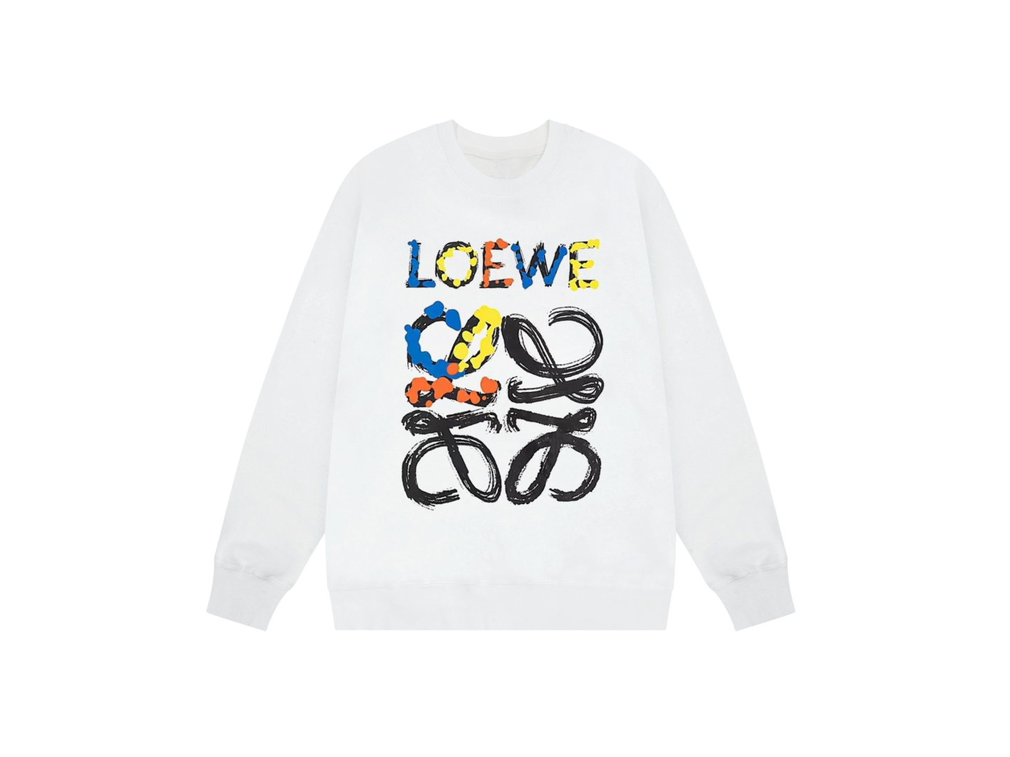 【LOEWE 公式旗艦店】ロエベ  丸首の衛衣  スウェットご好評に付き再入荷！