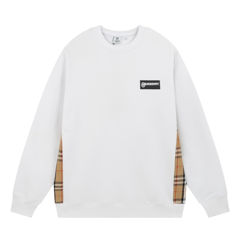 【BURBERRY 公式旗艦店】バーバリー  丸首の衛衣 スウェット ご好評に付き再入荷！