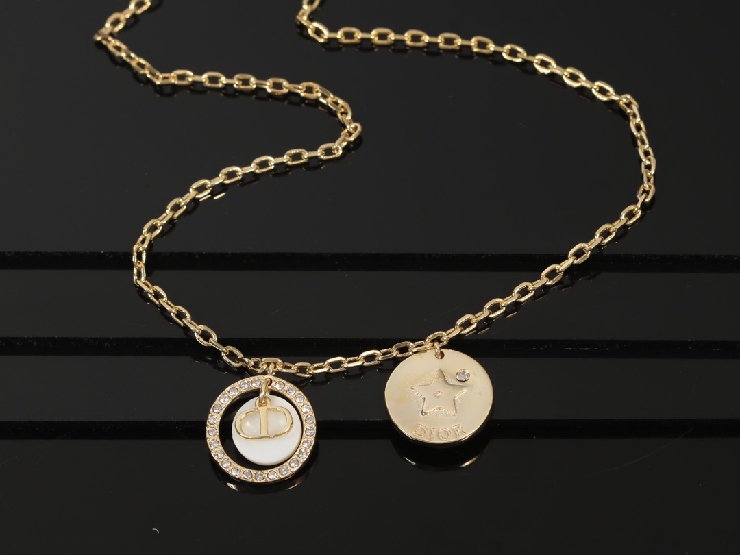 【 DIOR】ネックレス、新しいネックレス万能シンプルファッションオーナメント