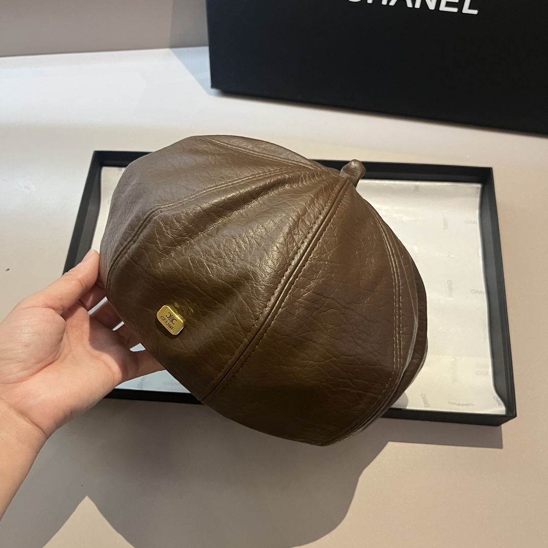 (CELINE)  セリーヌ ベレー帽