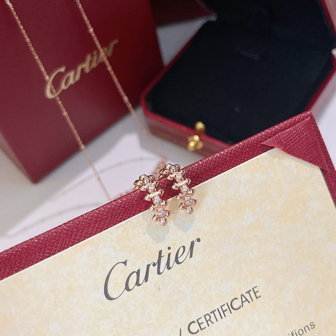 【Cartier】カルティエ ファッションスタイルのイヤリング