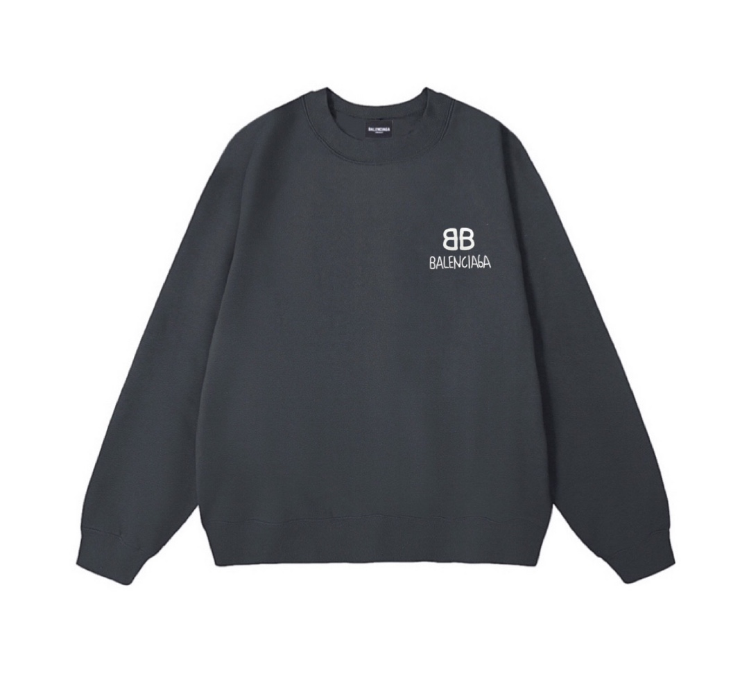 【BALENCIAGA  公式旗艦店】バレンシアガ  丸首の衛衣 スウェットご好評に付き再入荷！