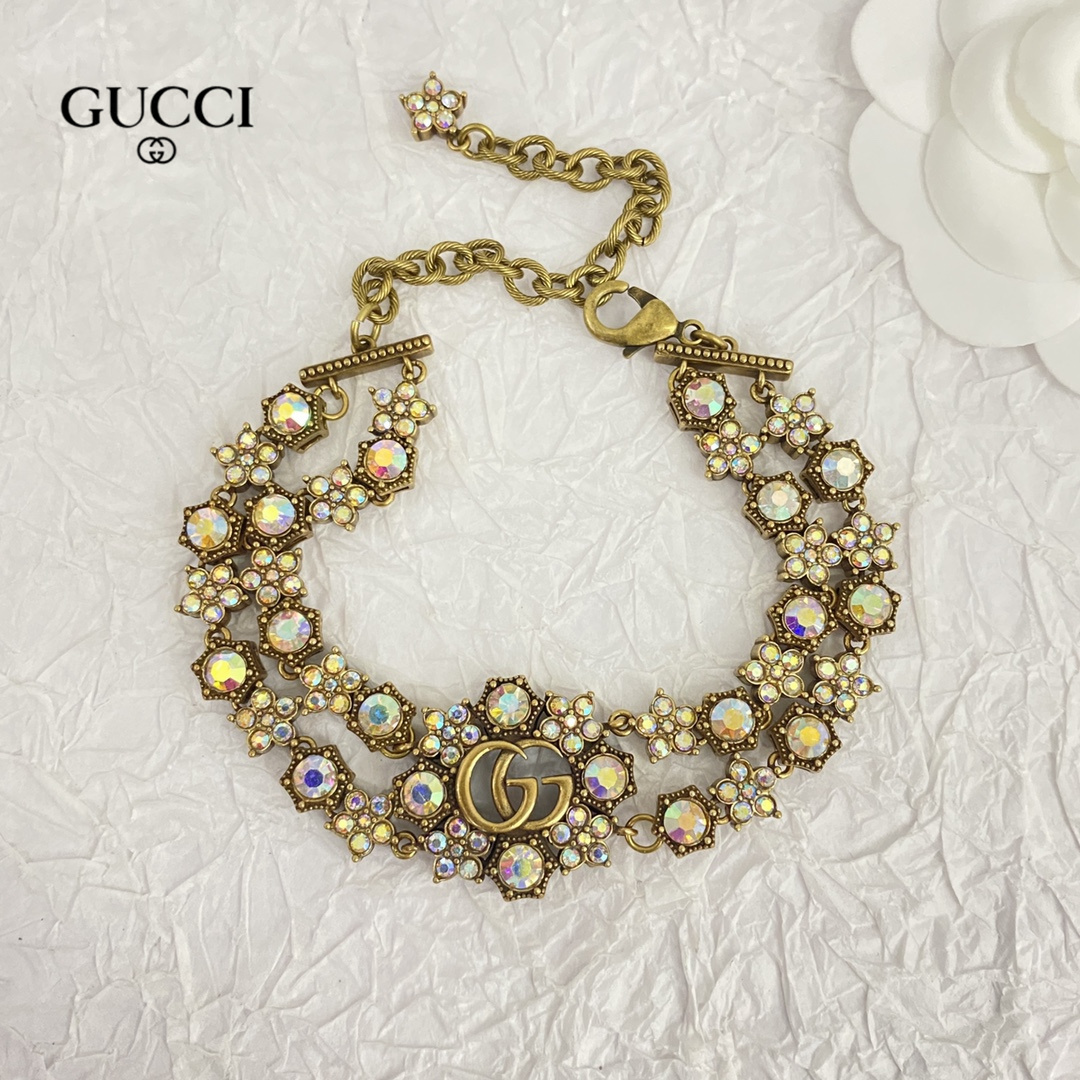 【GUCCI】ブレスレット、ファッションシンプルなスタイル