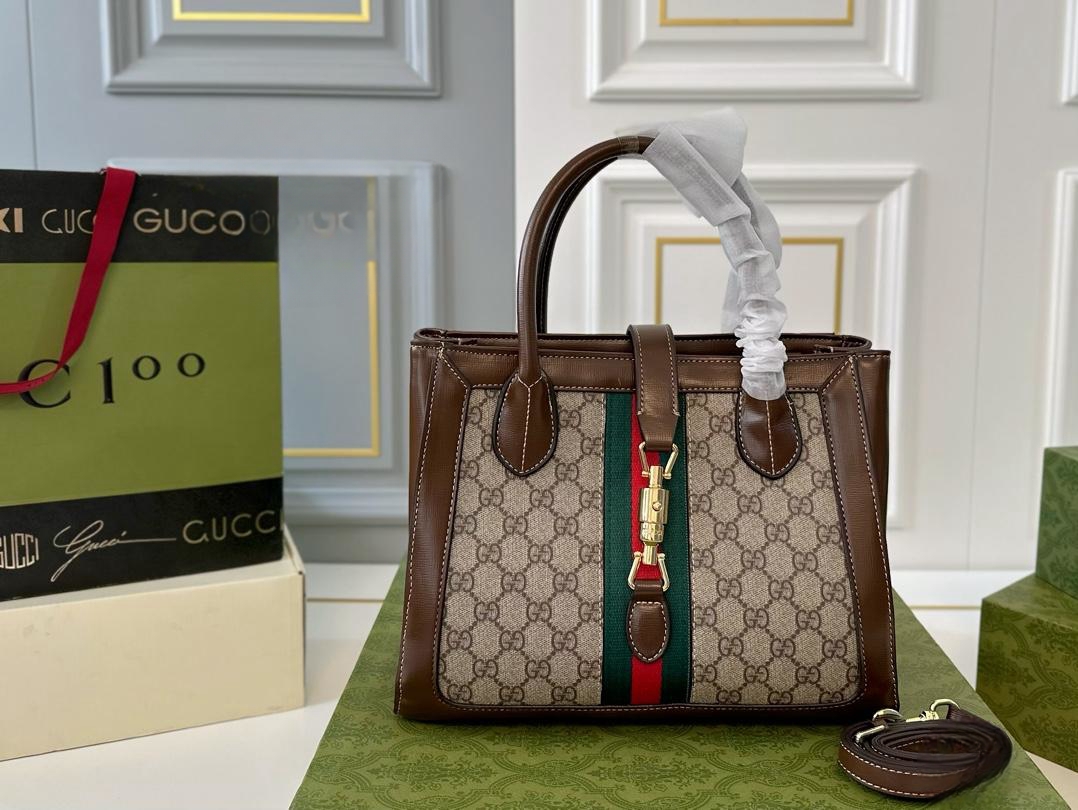 【GUCCI 公式旗艦店】グッチ ハンドバッグ 当日出荷 好評に付き再入荷！30*23CM  240724