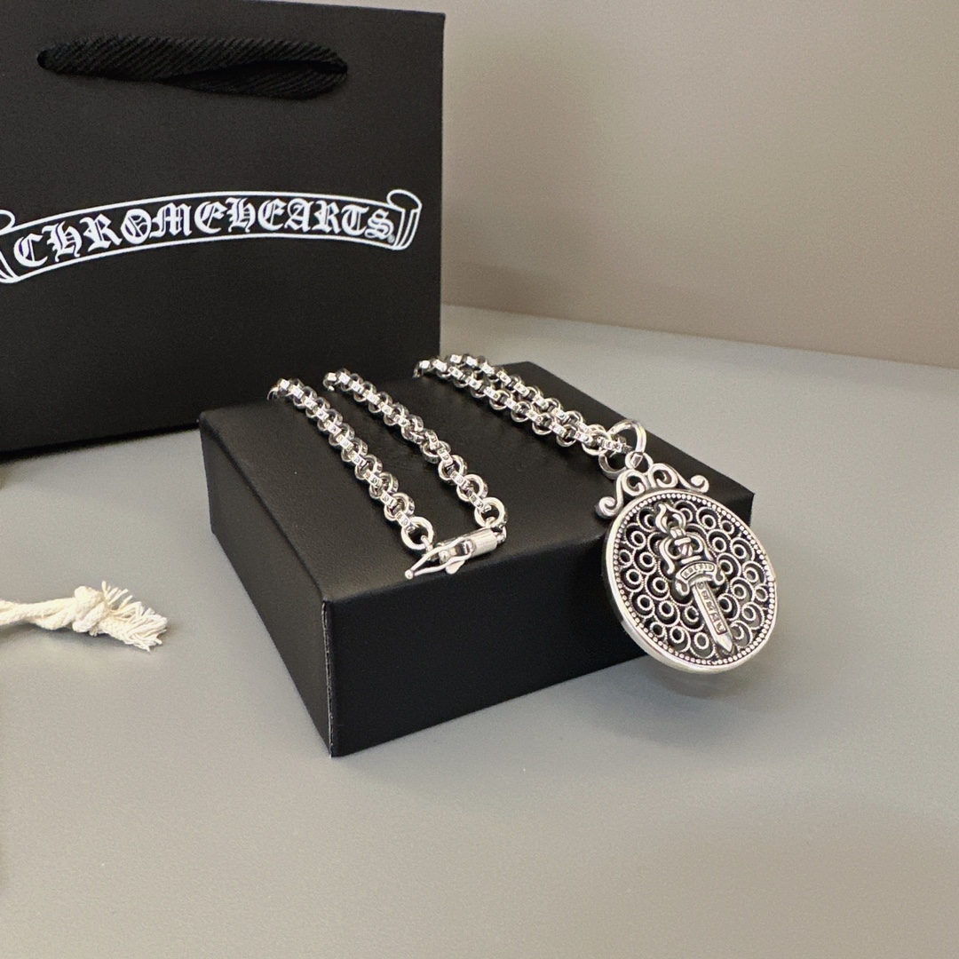 【CHROME HEARTS】ネックレス、新しいネックレス万能シンプルファッションオーナメント 240727