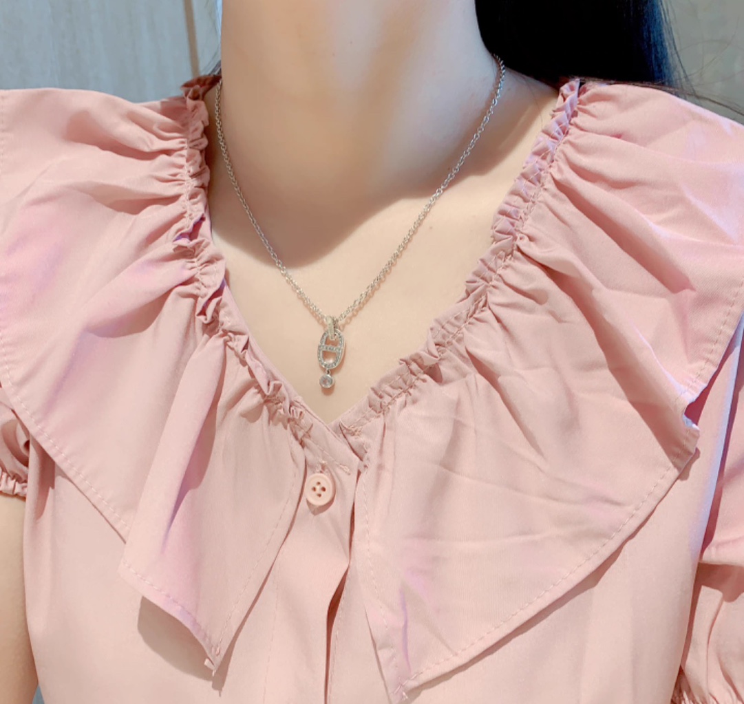 【HERMES】ネックレス、新しいネックレス万能シンプルファッションオーナメント 240730