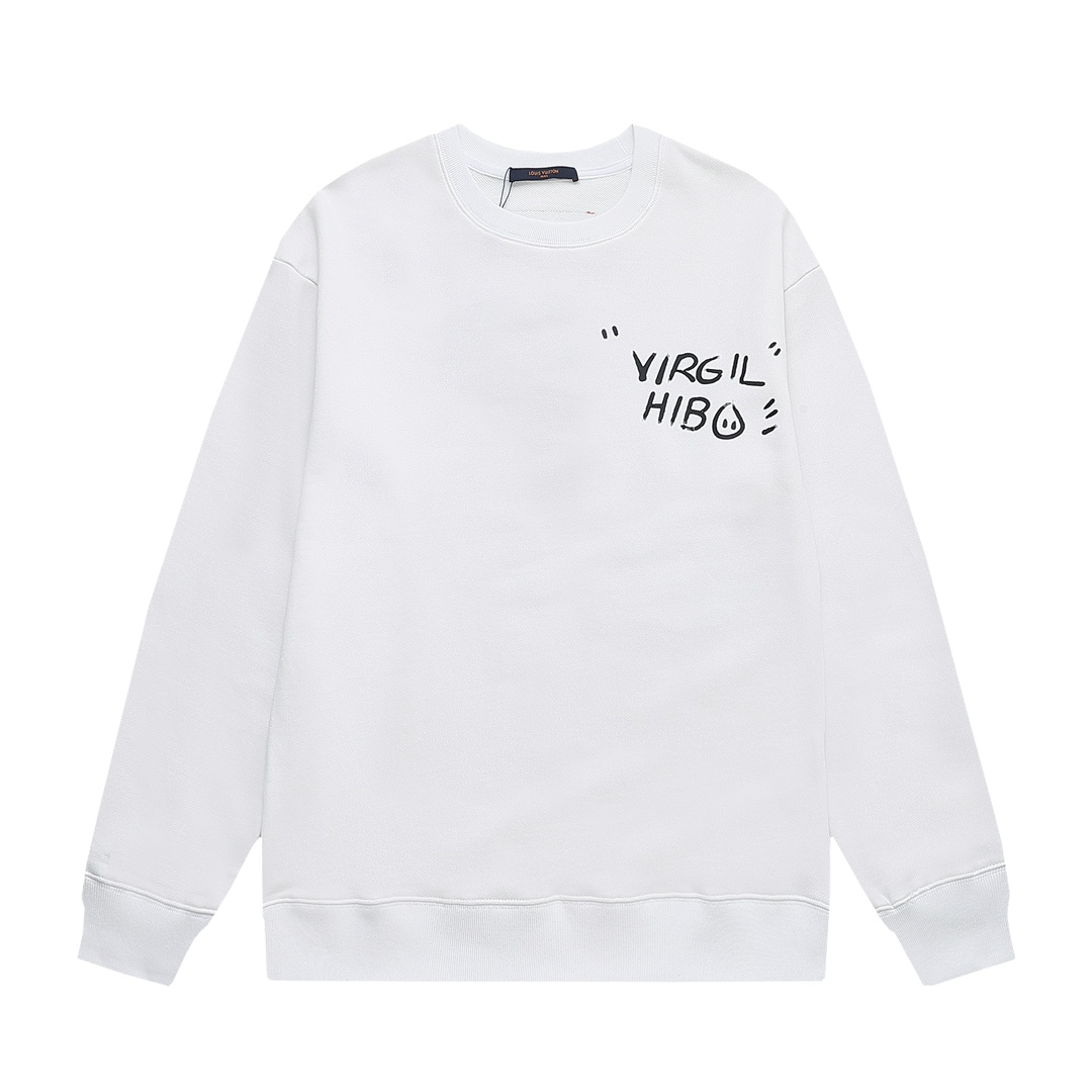 【LOUIS VUITTON  公式旗艦店】ルイヴィトン 丸首の衛衣 スウェット ご好評に付き再入荷 240808