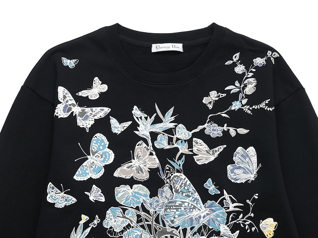 【DIOR  公式旗艦店】ディオール  丸首の衛衣 ご好評に付き再入荷 240809