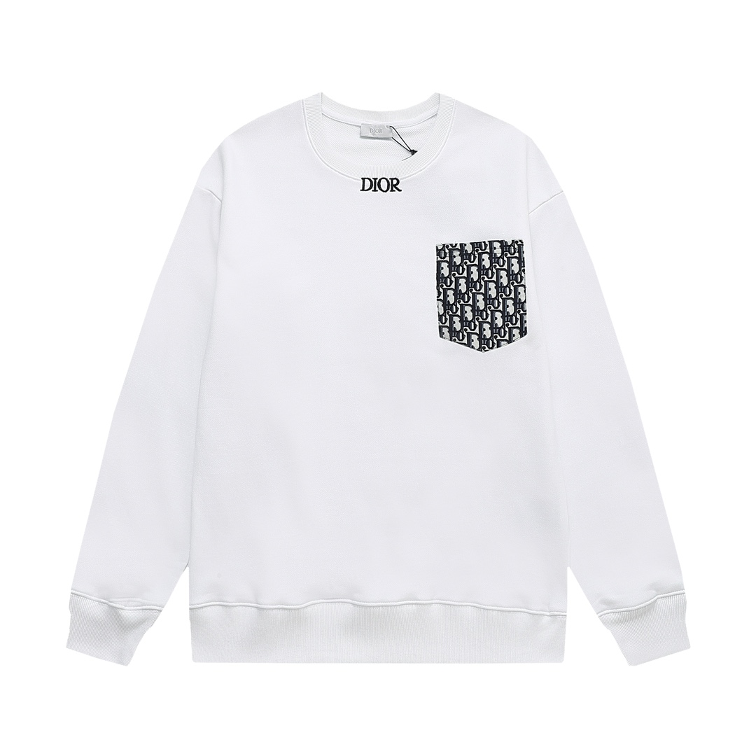 【DIOR  公式旗艦店】ディオール  丸首の衛衣 ご好評に付き再入荷 240809