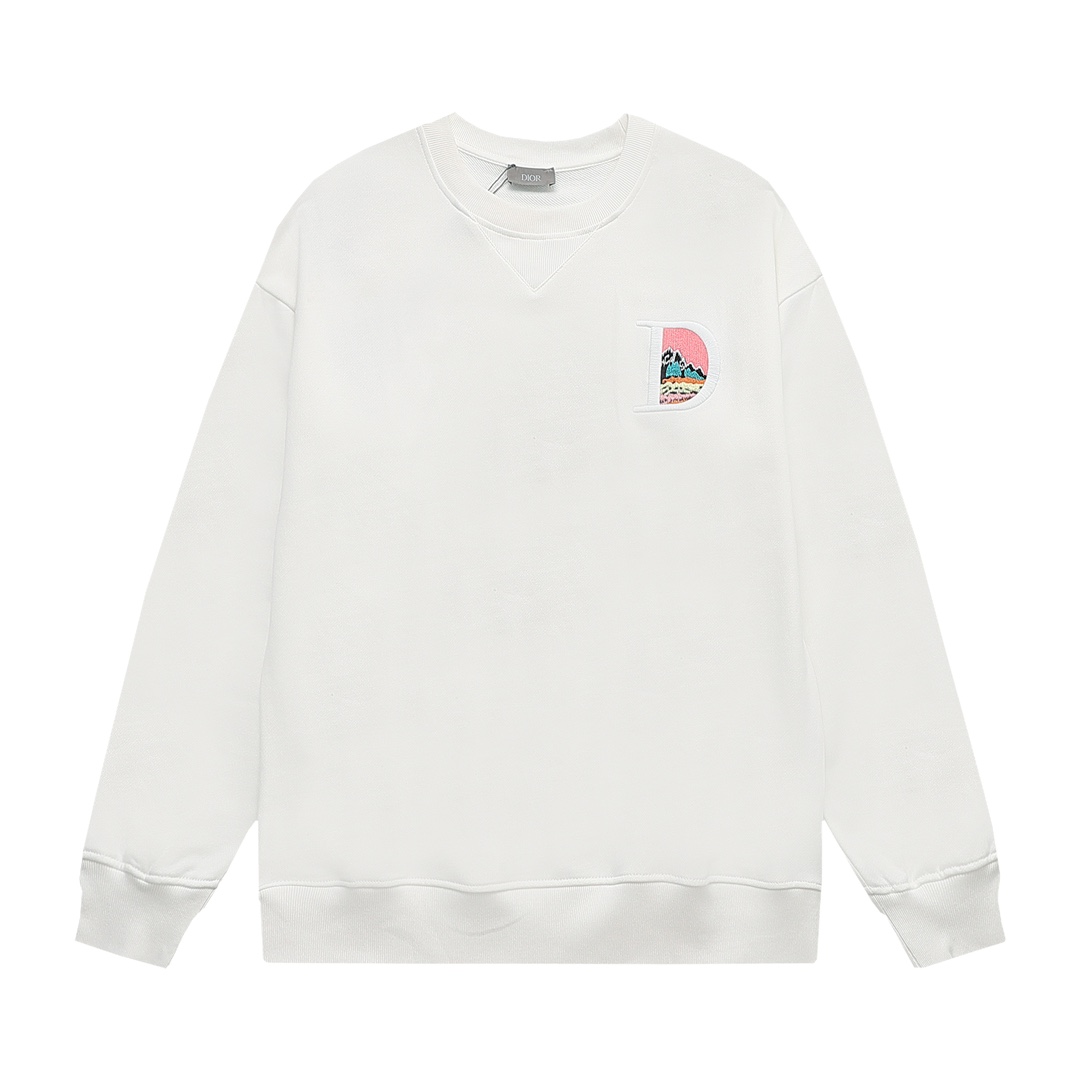 【DIOR  公式旗艦店】ディオール  丸首の衛衣 ご好評に付き再入荷 240817