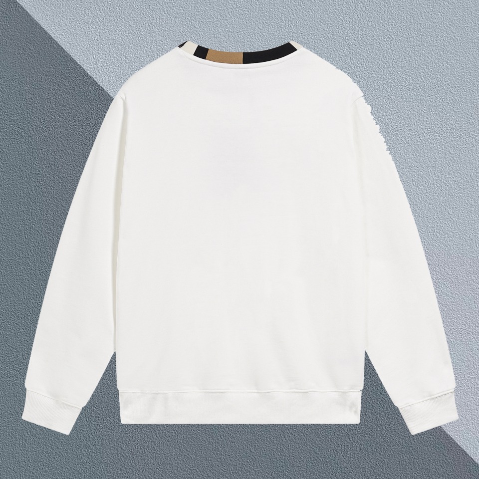 【BURBERRY 公式旗艦店】バーバリー  丸首の衛衣 スウェット ご好評に付き再入荷240829