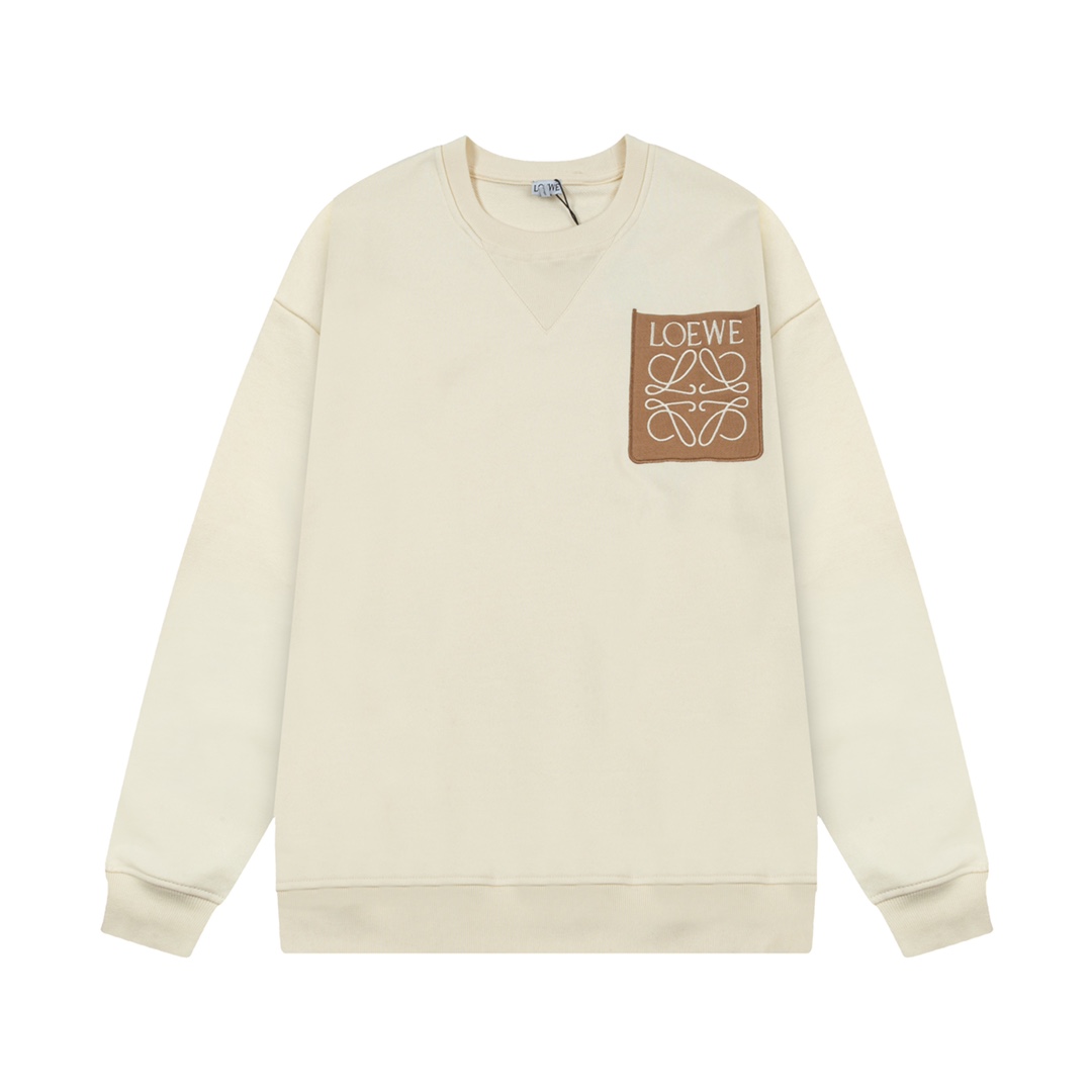 【LOEWE 公式旗艦店】ロエベ 丸首の衛衣 スウェット ご好評に付き再入荷 240925