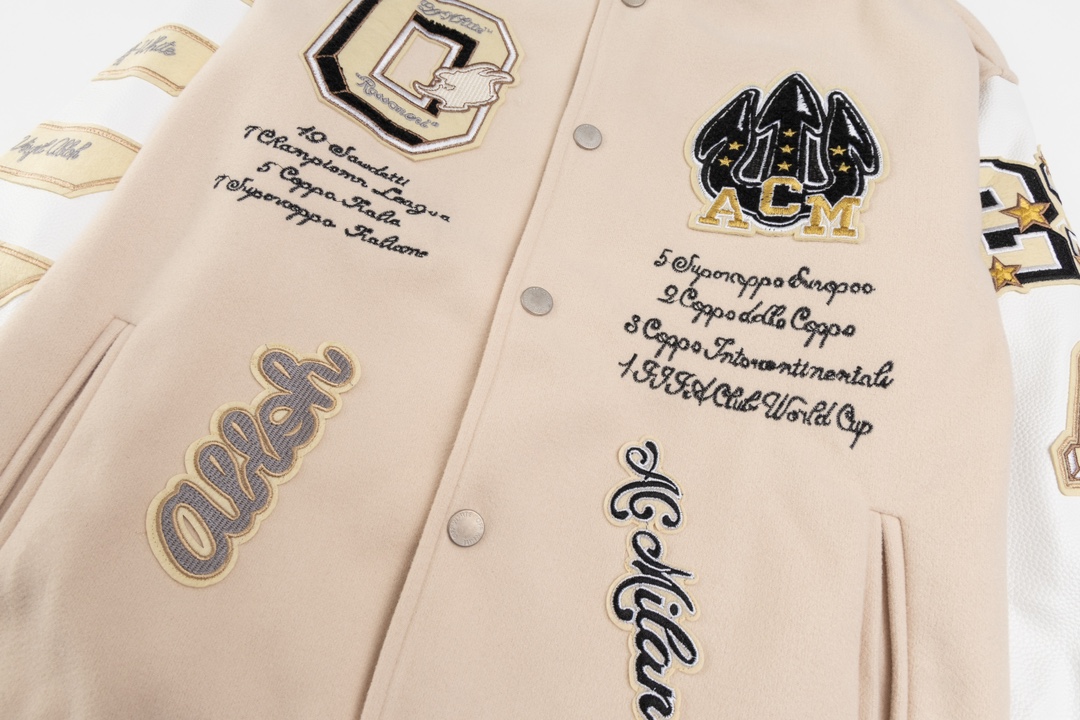 【OFF-WHITE  公式旗艦店】オフホワイト  野球着  ジャケット着ご好評に付き再入荷！241023