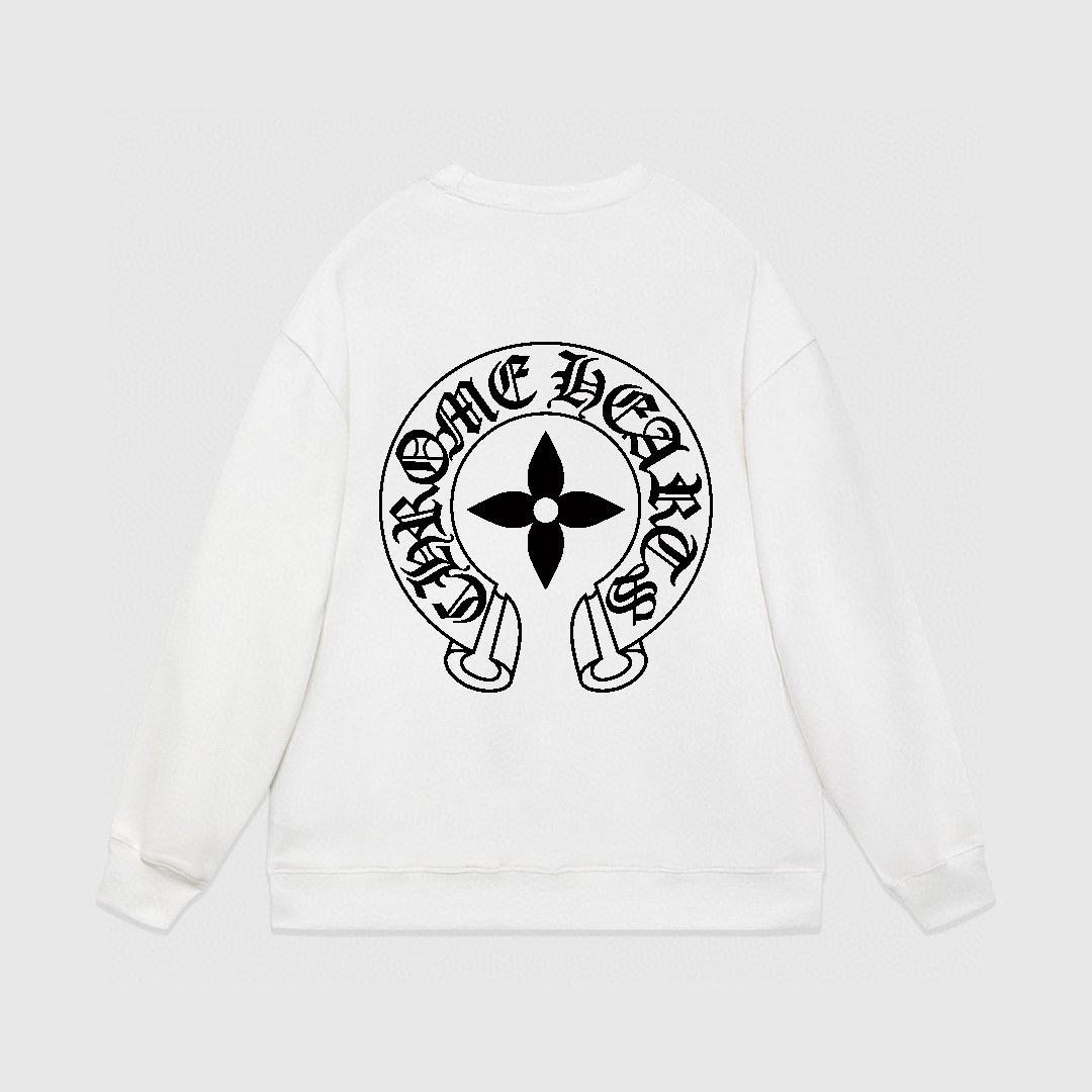 [Copy]【CHROME HEARTS 公式旗艦店】クロムハーツ  丸首の衛衣 スウェット ご好評に付き再入荷240829