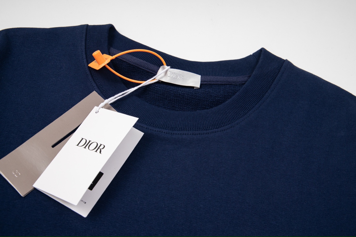 【DIOR  公式旗艦店】ディオール  丸首の衛衣  スウェット ご好評に付き再入荷！241121