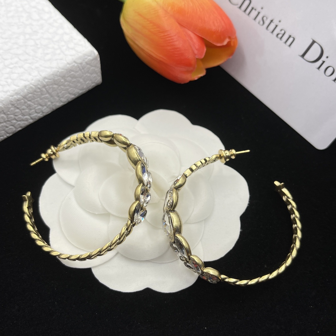 【DIOR】 ディオール   ファッションスタイルのイヤリング