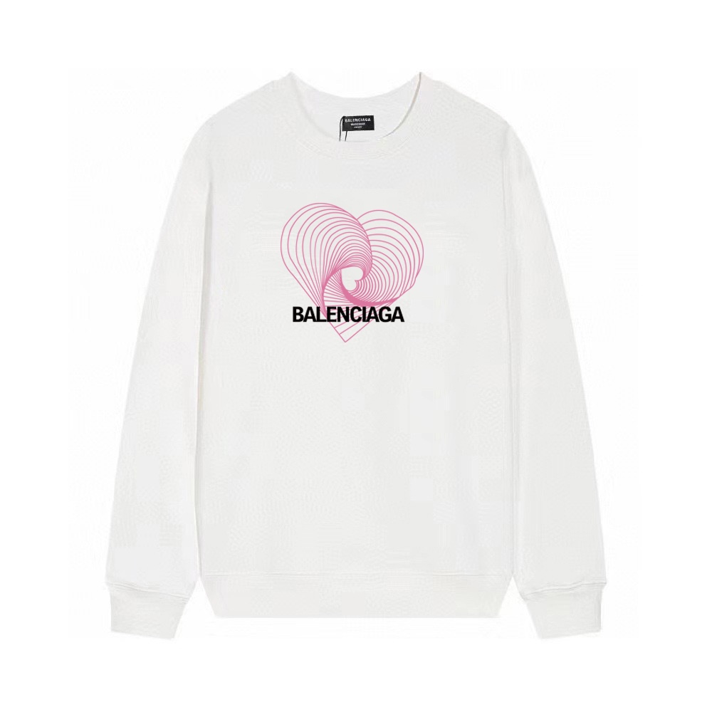 【BALENCIAGA 公式旗艦店】バレンシアガ 丸首の衛衣 スウェット ご好評に付き再入荷！