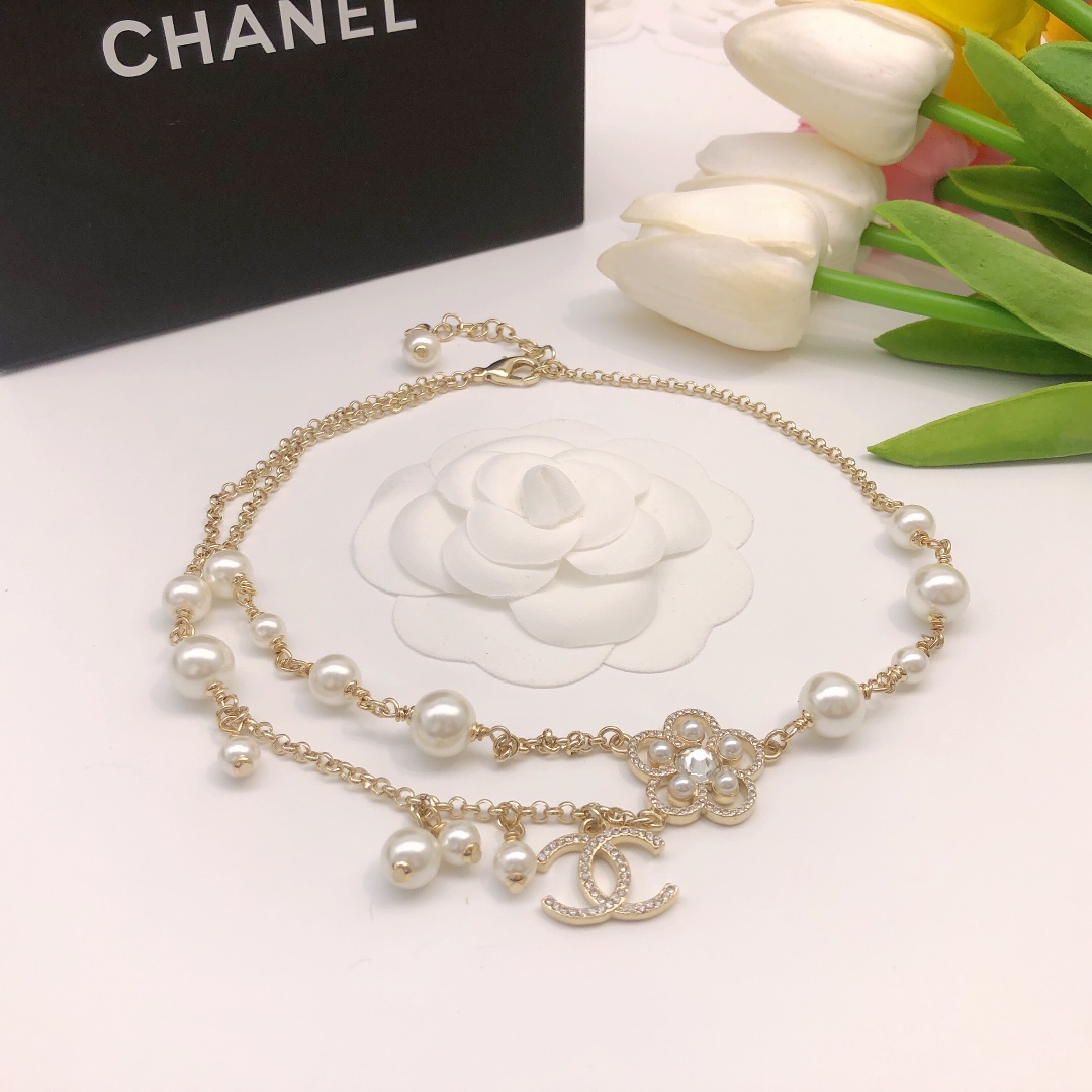 【CHANEL】ネックレス、新しいネックレス万能シンプルファッションオーナメント